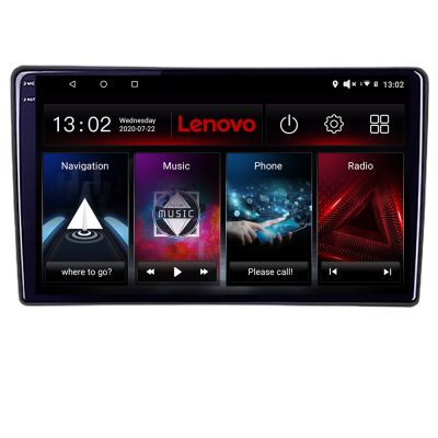 Navigatie Renault Trafic 2008-2012 Lenovo 8 core QLED 2K 4+64 360 Android Waze USB Navigatie Internet Youtube Radio