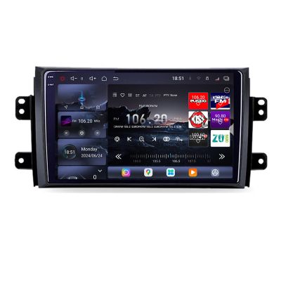 Navigatie Suzuki SX4 2006-2013 Edotec Kit-124 8 core QLED 2K 16+512GB 360 Android Waze USB Navigatie Internet Youtube Radio