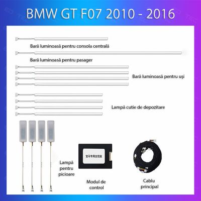 Lumini Ambientale BMW Seria 5 2010-2016 dedicat set difuzoare control telefon sau sistem original