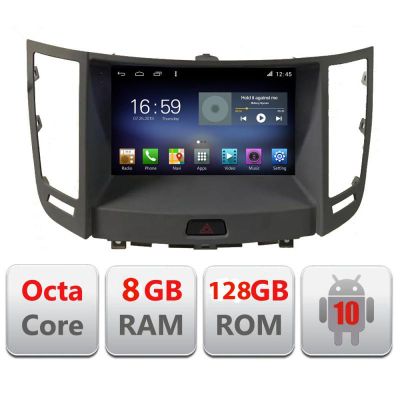 Navigatie Infinity FX intre anii 2009-2012 Android radio gps internet Octa Core 8+128 LTE Kit-fx35+EDT-E609