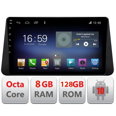 Navigatie Nissan Micra intre anii 2014-2024 Android radio gps internet Octa Core 8+128 LTE Kit-micra+EDT-E609