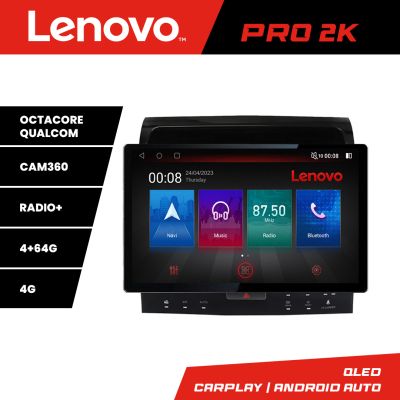 Navigatie Toyota Landcruiser 200 V8 2007-2015 cu navi si 360 Lenovo PRO 4+64 13 inch 2K android 4G DSP gps internet  KIT-381-360