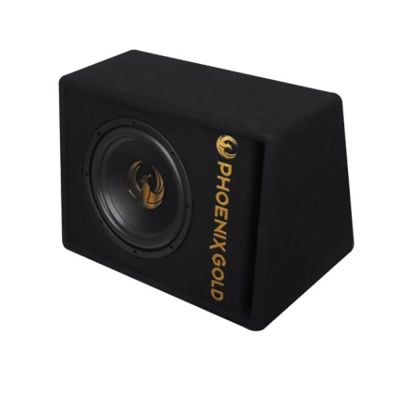 Subwoofer activ Phoenix Gold, difuzor 8", 125 W RMS, 500 W Max, kit de cabluri incluse