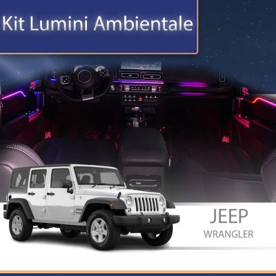 Lumini ambientale Jeep Wrangler 2020 guri de ventilatie controlabile din telefon AMB-JP-WRANGLER-2020-VENTS