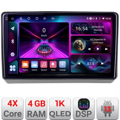 Navigatie Dodge Challenger 2015-2021 Android radio gps internet 4+64 InCell Display 1K KIT-dart+EDT-E209-RK