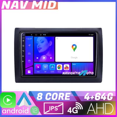 Navigatie Fiat Stilo KIT STILO EDOTEC-LITE Android Ecran 720P Octa Core 4 64 Carplay