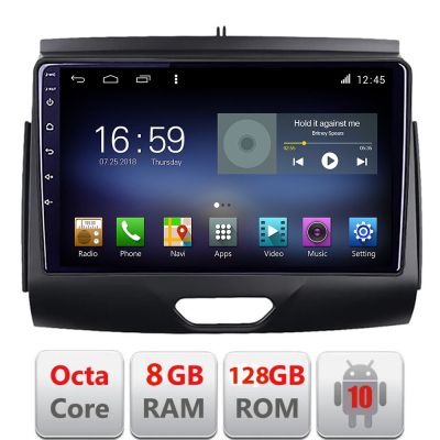 Navigatie Ford Ranger 2015- cu cd Android radio gps internet  Octa Core 8+128 LTE Kit-574-2020+EDT-E609