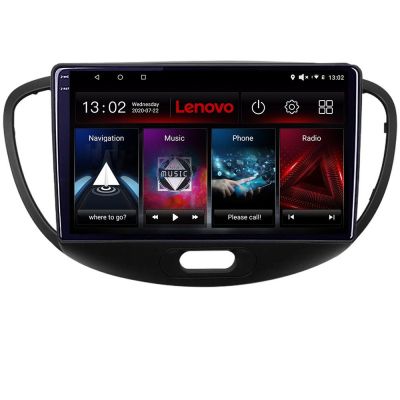 Navigatie Hyundai I10 2007-2013 Android radio gps internet 8 core QLED 2K 4+64 360 Lenovo