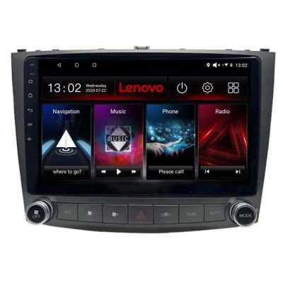 Navigatie Lexus IS 2005-2011 Lenovo Kit- IS 8 core QLED 2K 8+256 360 Android Waze USB Navigatie Internet Youtube Radio