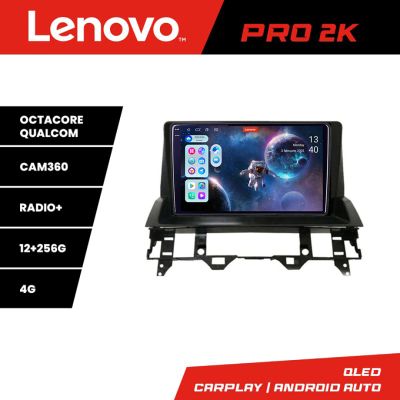 Navigatie Mazda 6 2004-2008 Lenovo Kit-MZD6 8 core QLED 2K 12+256 360 Android Waze USB Navigatie Internet Youtube Radio