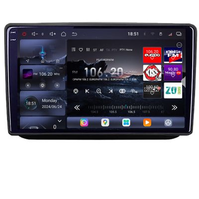 Navigatie Skoda Fabia 2 2009-2014 Android radio gps internet 8 core QLED 2K 16+512GB 360GB  Edotec