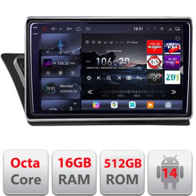 Navigatie Audi Q5 2008-2016 NON-MMI Edotec Kit-Q5 8 core QLED 2K 16+512GB 360 Android Waze USB Navigatie Internet Youtube Radio