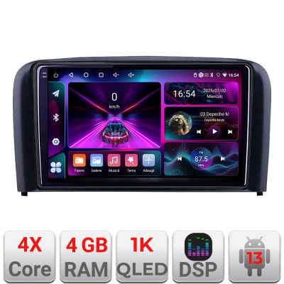 Navigatie Volvo S80 2004-2006 A-S80  4+64 InCell Display 1K Android Waze USB Navigatie Internet Youtube Radio