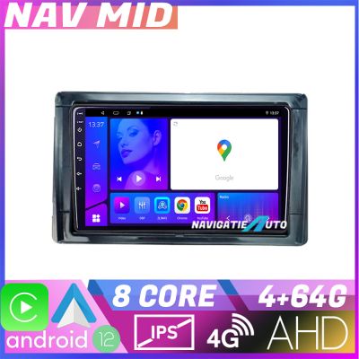 Navigatie Toyota 2DIN KIT TY2DIN EDOTEC-LITE Android Ecran 720P Octa Core 4 64 Carplay