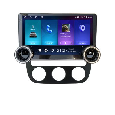 Navigatie VW Golf 5 2004-2010 clima automatica Edotec  4+64 10.5 inch Incell 1K android Wifi 5Ghz gps internet  KIT-golf5-automatic