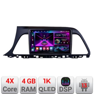 Navigatie Hyundai Sonata A-417  4+64 InCell Display 1K Android Waze USB Navigatie Internet Youtube Radio