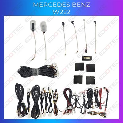 Lumini ambientale Mercedes S W222 masini cu lumini cu o culoare de fabrica set complet control din telefon sau sistemul original