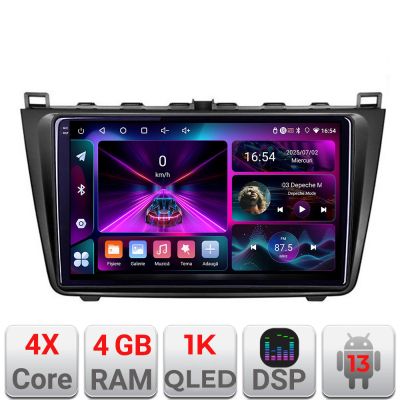 Navigatie Mazda 6 A-012  4+64 InCell Display 1K Android Waze USB Navigatie Internet Youtube Radio