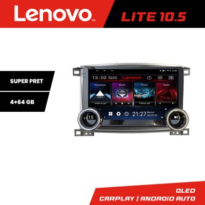 Navigatie Toyota Land Cruiser L100 2002-2008 Kit-l100 Lenovo  8 core 4+64 10.5 inch Incell 1K android Wifi 5Ghz gps internet  v1