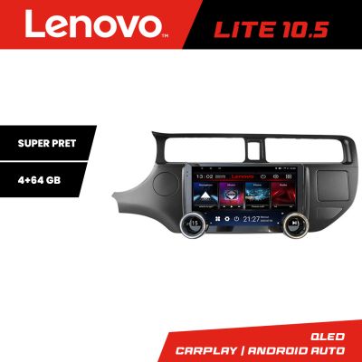 Navigatie Kia Rio 2012- Kit-204 Lenovo  8 core 4+64 10.5 inch Incell 1K android Wifi 5Ghz gps internet
