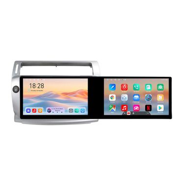 Navigatie Citroen C4 Kit-088 Edotec 2 ecrane  8 core 4+128 21.6 inch Incell android Wifi 5Ghz gps internet