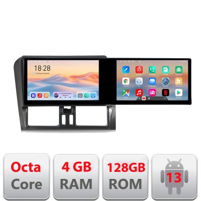 Navigatie dedicata Volvo XC60 2014-2018 cu sistem Sensus Connect Kit-272-14 Edotec 2 ecrane  8 core 4+128 21.6 inch Incell android Wifi 5Ghz gps internet