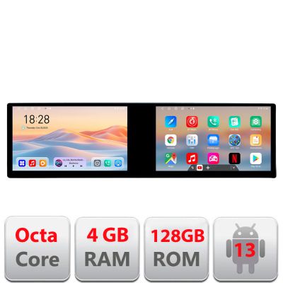 Navigatie Hyundai I40 Edotec 2 ecrane  8 core 4+128 21.6 inch Incell android Wifi 5Ghz gps internet  Kit-i40