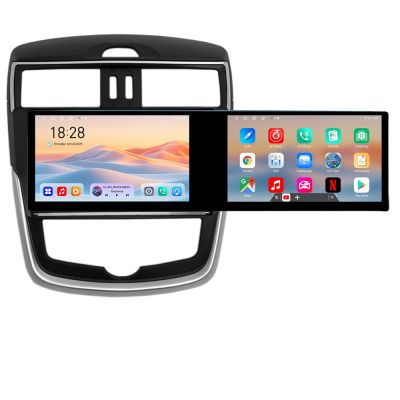 Navigatie Nissan Pulsar 2014-2018 Edotec 2 ecrane  8 core 4+128 21.6 inch Incell android Wifi 5Ghz gps internet  KIT-pulsar