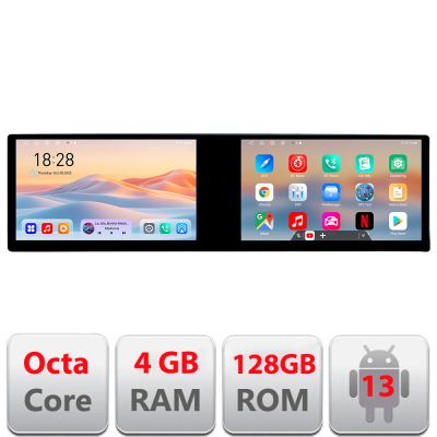 Navigatie Renault Traffic Opel Vivaro Nissan Primastar Edotec Incell 1K 10.5 inch  8 core 4+128 carplay android auto radio internet kit-traffic2+EDT-E211-RK+kit-traffic210-9