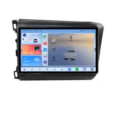 Navigatie Honda Civic Sedan C-132 Android 8 Core 2.2 Ghz 8+128 Qled 1K ADAS 4G LTE GPS 360 KIT-132+EDT-E409V3