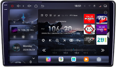 Navigatie Ford Transit 2019- varianta cu ecran de fabrica Android radio gps internet 8 core QLED 2K 16+512GB 360 Edotec