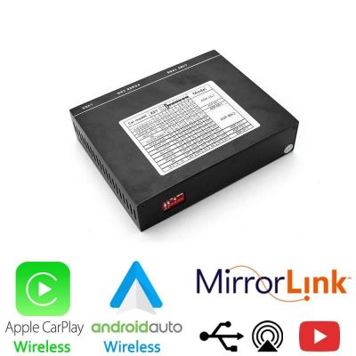 Carplay si android auto universal pe sistem video CVBS RCA pentru conectare la orice monitor cu intrare AV CVBS cu control din j