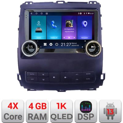 Navigatie Toyota Prado J120 2002-2009 Edotec 4+64 10.5 inch Incell 1K android Wifi 5Ghz gps internet