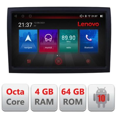 Navigatie Fiat Ducato 2006- E-DUCATO Octa Core cu Android Radio Bluetooth Internet GPS WIFI DSP 4+64GB 4G RESIGILAT