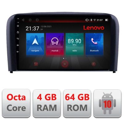 Navigatie Volvo S80 2004-2006 E-S80 Octa Core cu Android Radio Bluetooth Internet GPS WIFI DSP 4+64GB 4G RESIGILAT