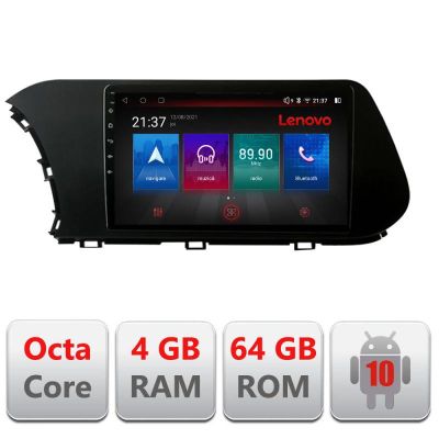 Navigatie Hyundai I20 2020- E-i20 Octa Core cu Android Radio Bluetooth Internet GPS WIFI DSP 4+64GB 4G RESIGILAT