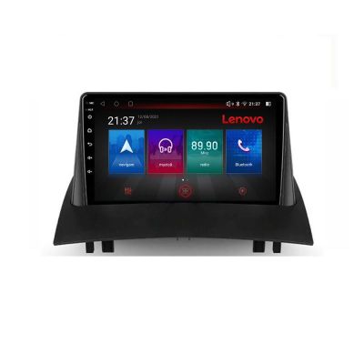 Navigatie Renault Megane 2 E-098 Octa Core cu Android Radio Bluetooth Internet GPS WIFI DSP 4+64GB 4G RESIGILAT