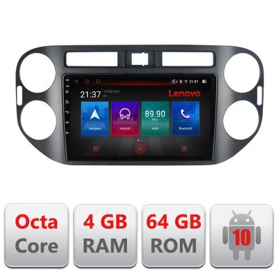 Navigatie VW Tiguan 2009-2015 Android radio gps internet Octa Core 4+64 LTE Kit-489v2+EDT-E509-PRO RESIGILAT