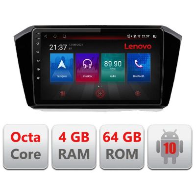 Navigatie Volkswagen Passat 2015- E-518 Octa Core cu Android Radio Bluetooth Internet GPS WIFI DSP 4+64GB 4G RESIGILAT