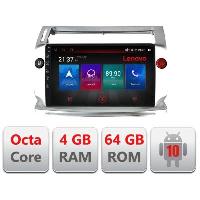 Navigatie Citroen C4 E-088 Octa Core cu Android Radio Bluetooth Internet GPS WIFI DSP 4+64GB 4G RESIGILAT