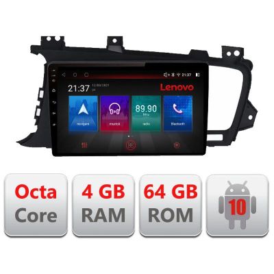Navigatie Kia Optima 2011-2013 E-091 Octa Core cu Android Radio Bluetooth Internet GPS WIFI DSP 4+64GB 4G RESIGILAT