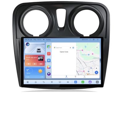 Navigatie dedicata Dacia Sandero Logan 2012-2020 N-sandero Edonav ecran 13" 1K 4+64 Android Waze USB Navigatie 4G 360 To