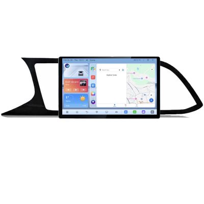 Navigatie dedicata Seat Leon MIB  Quad Core N-306 Edonav ecran 13" 1K 4+64 Android Waze USB Navigatie 4G 360 Toslink Youtube R