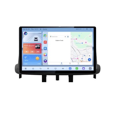 Navigatie dedicata Renault Megane 3 N-145 Edonav ecran 13" 1K 4+64 Android Waze USB Navigatie 4G 360 Toslink Youtube Radio KIT