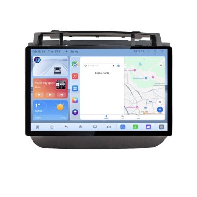 Navigatie dedicata VW Touareg 2012-2019 N-1142 Edonav ecran 13" 1K 4+64 Android Waze USB Navigatie 4G 360 Toslink Youtube Radi