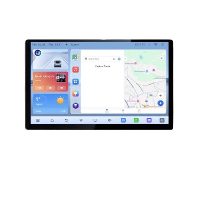 Navigatie dedicata Hyundai Kona N-1058 Edonav ecran 13" 1K 4+64 Android Waze USB Navigatie 4G 360 Toslink Youtube Radio KIT-10