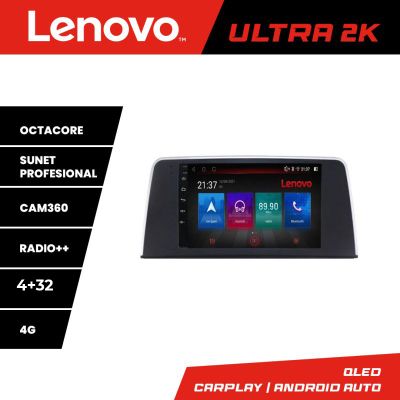 Navigatie BMW Seria 3 F30 2012-2016 8 core QLED Qualcomm 4+32 360 Android Waze USB Navigatie Internet Youtube Radio Lenovo