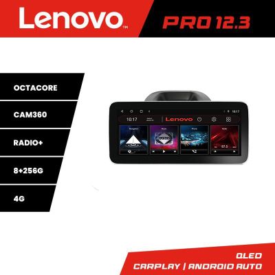 Navigatie Ford Ecosport 2017-2019 Lenovo PRO 8+256 12.3 inch qled android 4G DSP gps internet  KIT-ecosport2018