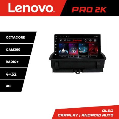 Navigatie Audi Q3 2011-2018 Android radio gps internet 8 core QLED 2K 4+64 360GB 4-Core Lenovo