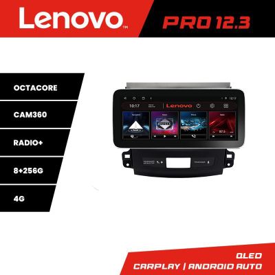 Navigatie Mitsubishi Outlander 2010 K-056 Lenovo PRO 8+256 12.3 inch qled android 4G DSP gps internet  Q v2